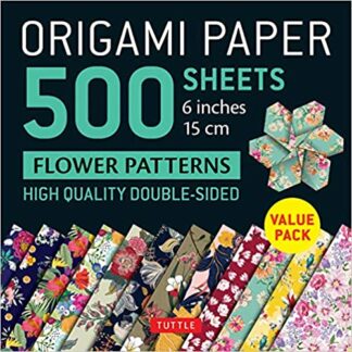 Book cover for product 9780804852852 Origami Paper 500 sheets Flower Patterns 6" (15 cm)