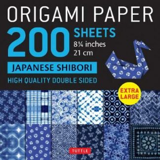 Book cover for product 9780804853156 Origami Paper 200 sheets Japanese Shibori 8 1/4" (21 cm)