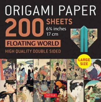 Book cover for product 9780804853125 Origami Paper 200 sheets Floating World 6 3/4" (17 cm)