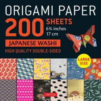 Book cover for product 9780804852395 Origami Paper 200 sheets Japanese Washi Patterns 6.75 inch