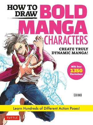Book cover for product 9784805316757 How to Draw Bold Manga Characters