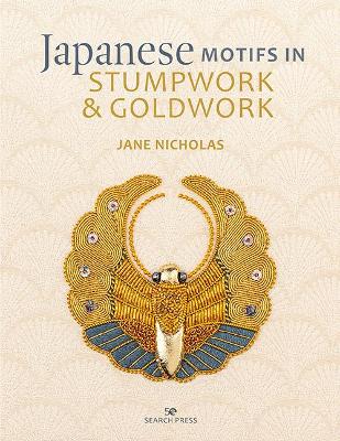 Book cover for product 9781782216797 Japanese Motifs in Stumpwork & Goldwork