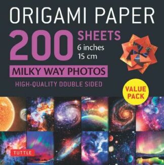 Book cover for product 9780804853651 Origami Paper 200 sheets Milky Way Photos 6 Inches (15 cm)