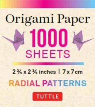 Book cover for product 9780804854597 Origami Paper Color Burst 1,000 sheets 2 3/4 in (7 cm)