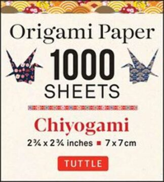 Book cover for product 9780804855006 Origami Paper Chiyogami 1,000 sheets 2 3/4 in (7 cm)