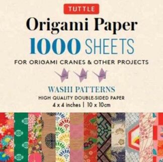 Book cover for product 9780804854436 Origami Paper Washi Patterns 1,000 sheets 4" (10 cm)