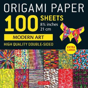 Origami Paper 100 sheets Modern Art 8 1/4" (21 cm)